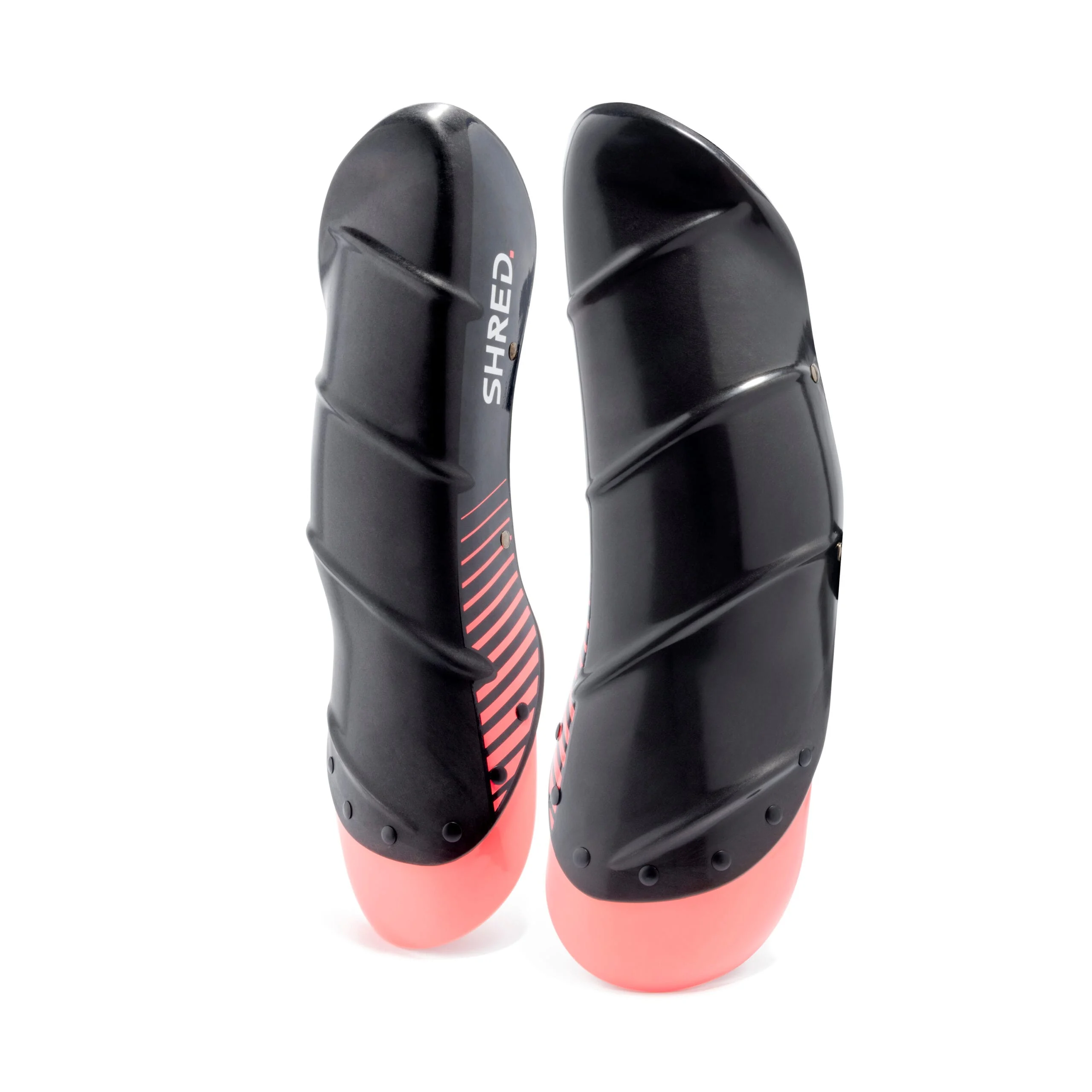 SHRED Carbon Shin Guards Charcoal/Rust Large