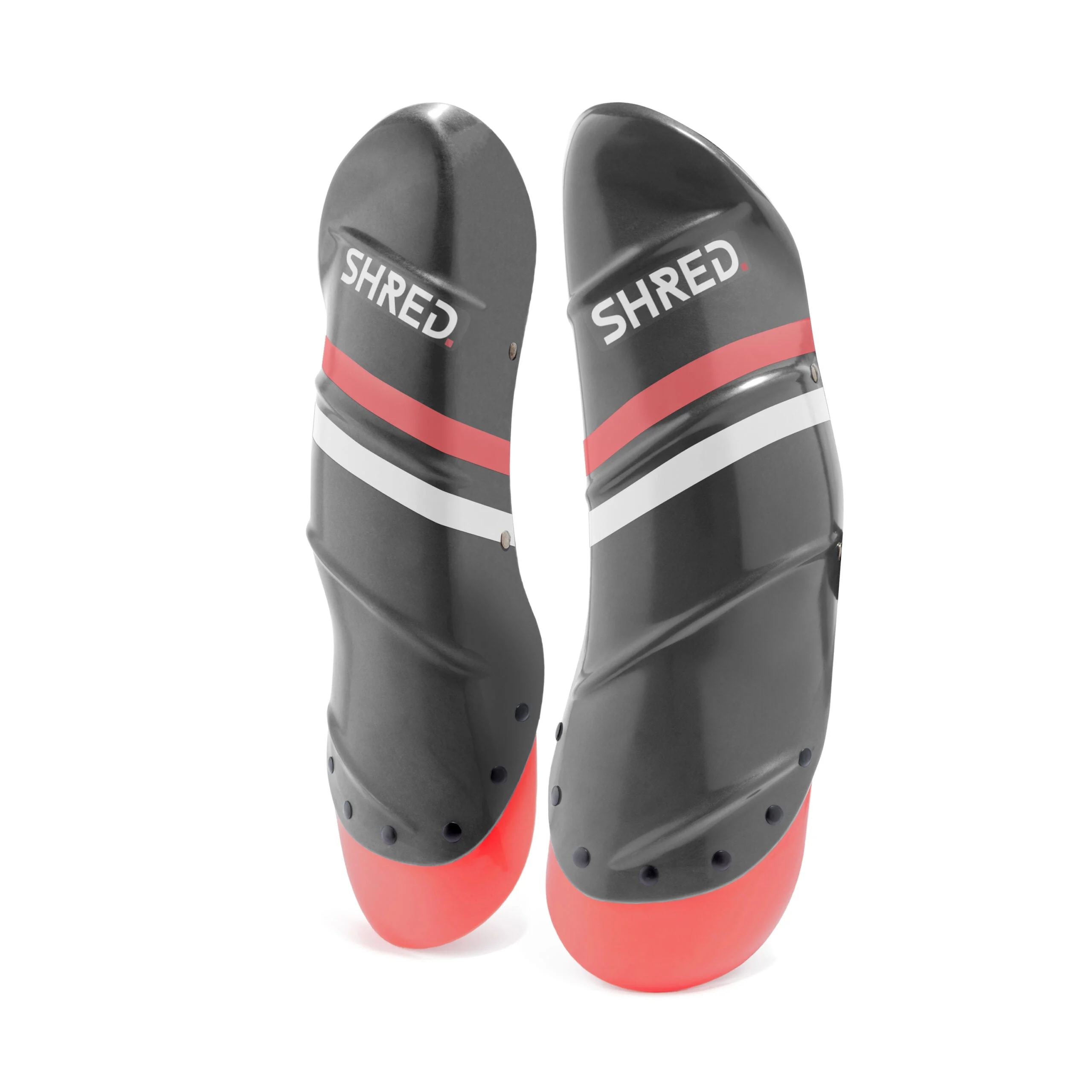 Shred Shin Guard Grey/Rust Large