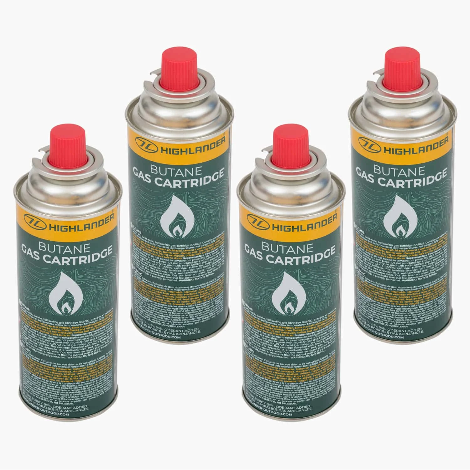 Butane Gas Cartridge 227g – 4 Pack