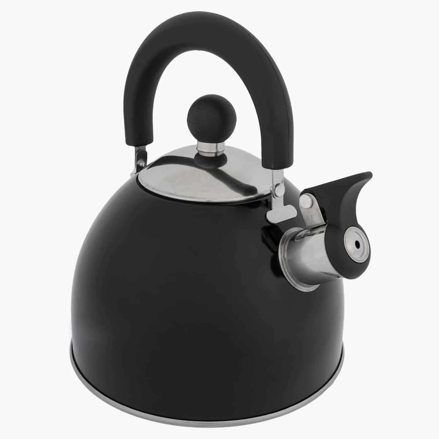 Highlander Deluxe 2L Whistling Kettle – Black