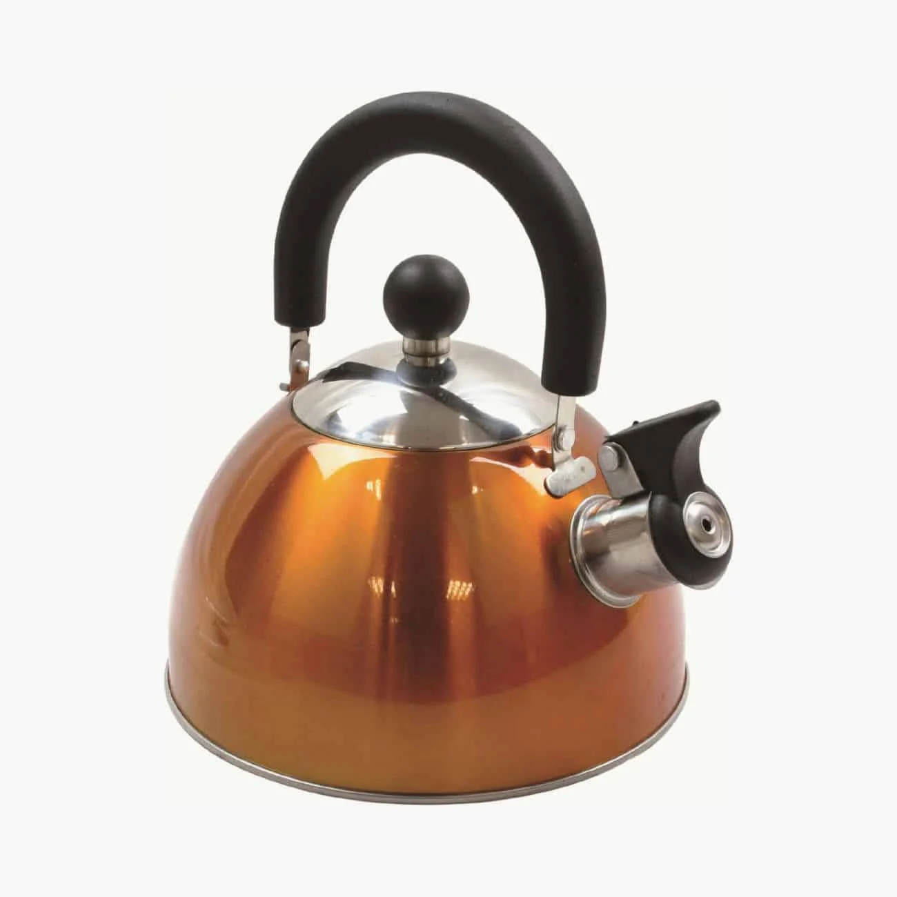Highlander Deluxe 2L Whistling Kettle – Orange