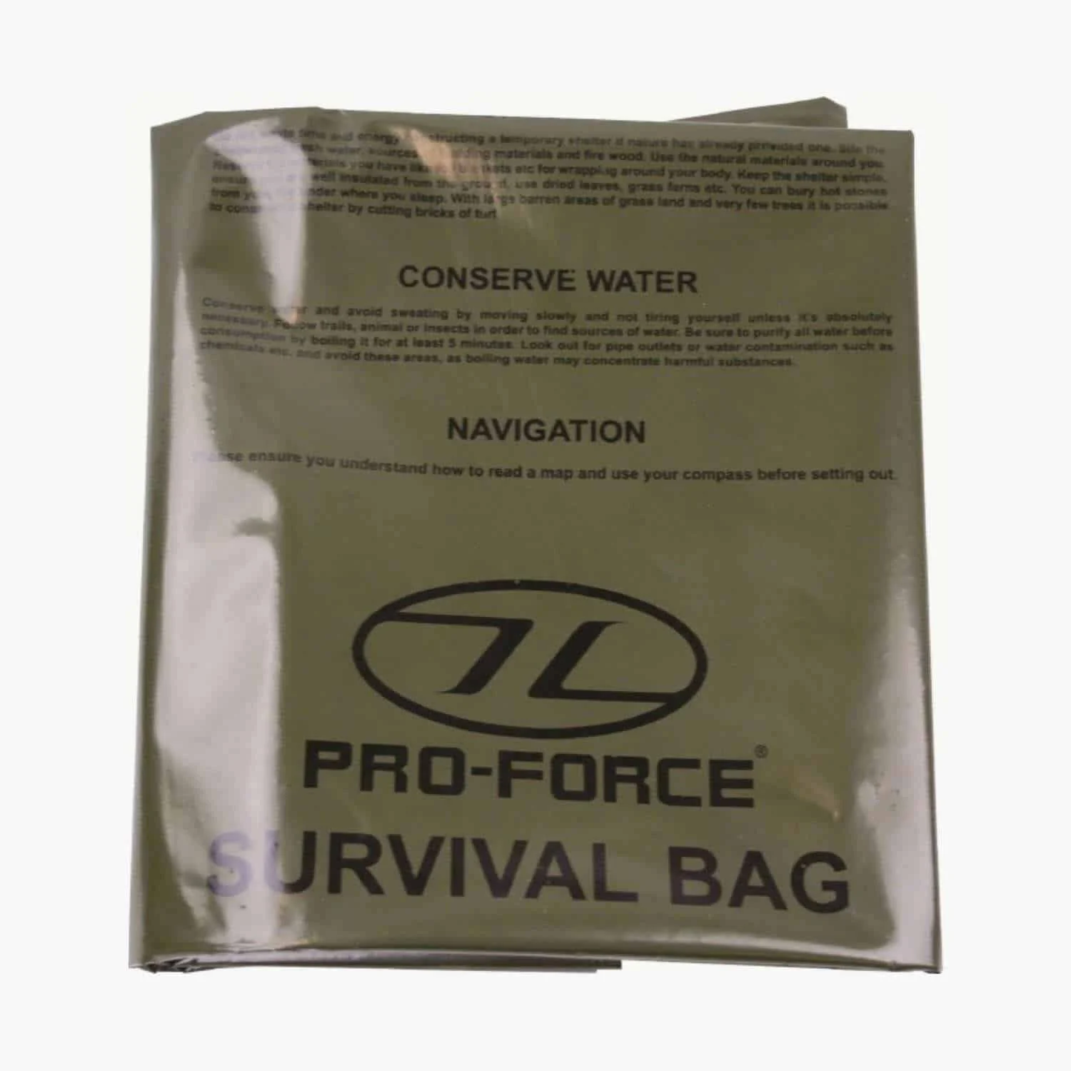 Highlander Emergency Survival Bivi Bag – Green