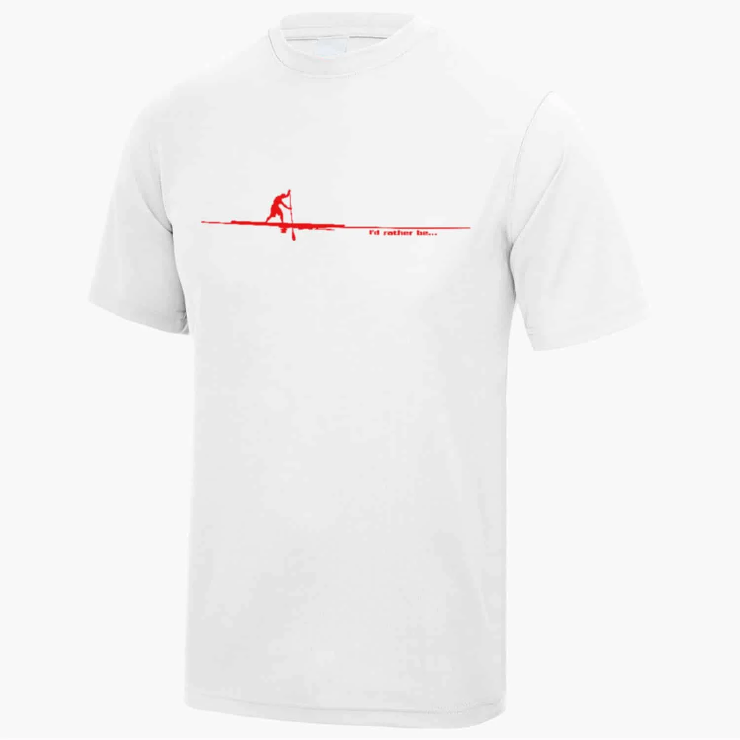 I’d Rather Be… Paddleboarding T-Shirt – White