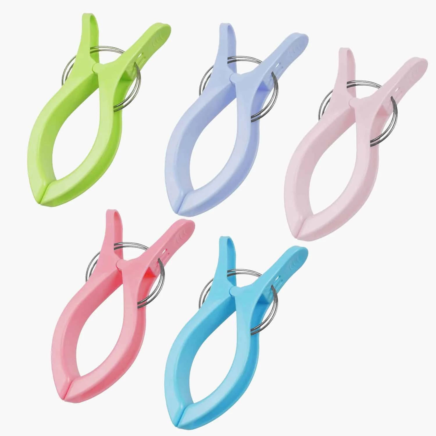 Large Beach Towel Clips – 4 Pack