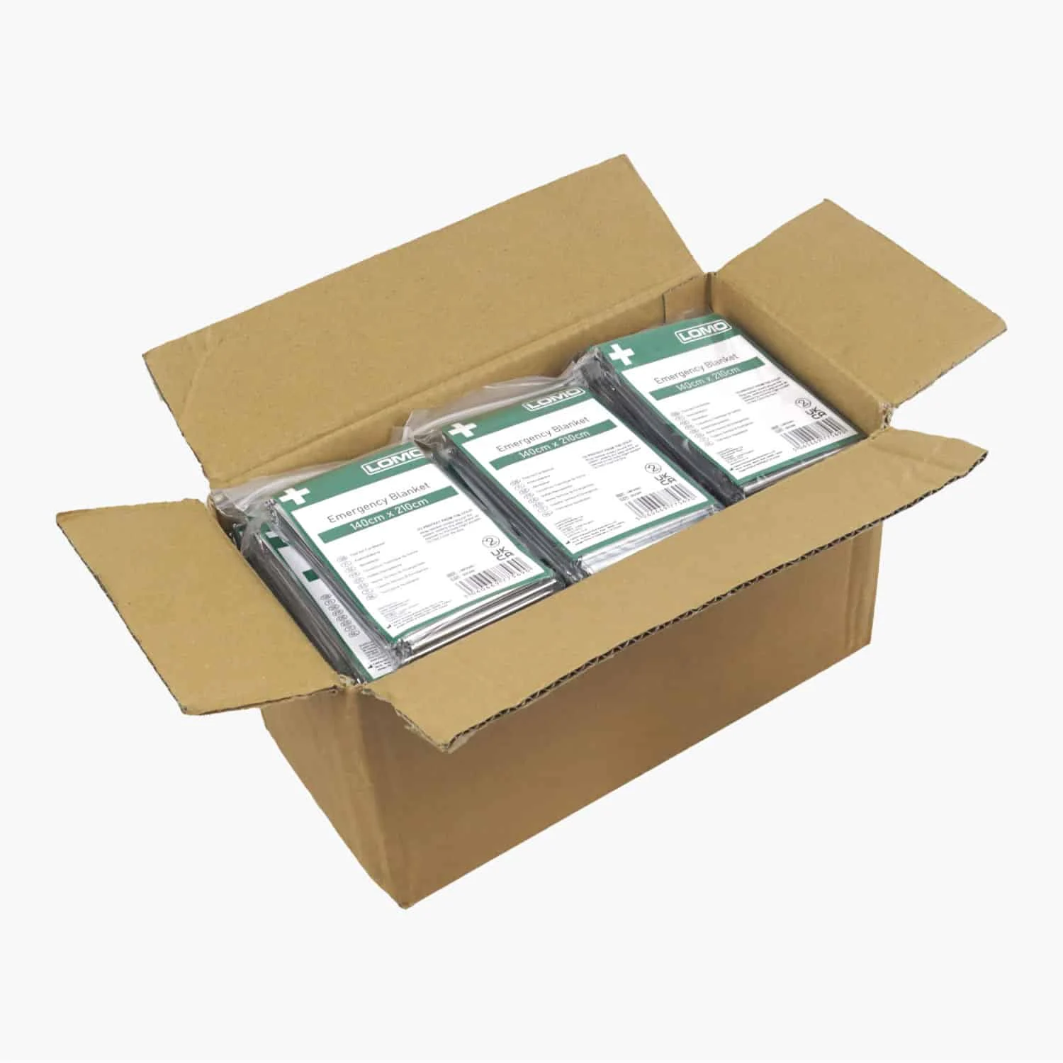 Lomo Emergency Foil Blanket – Silver – 100 Pack