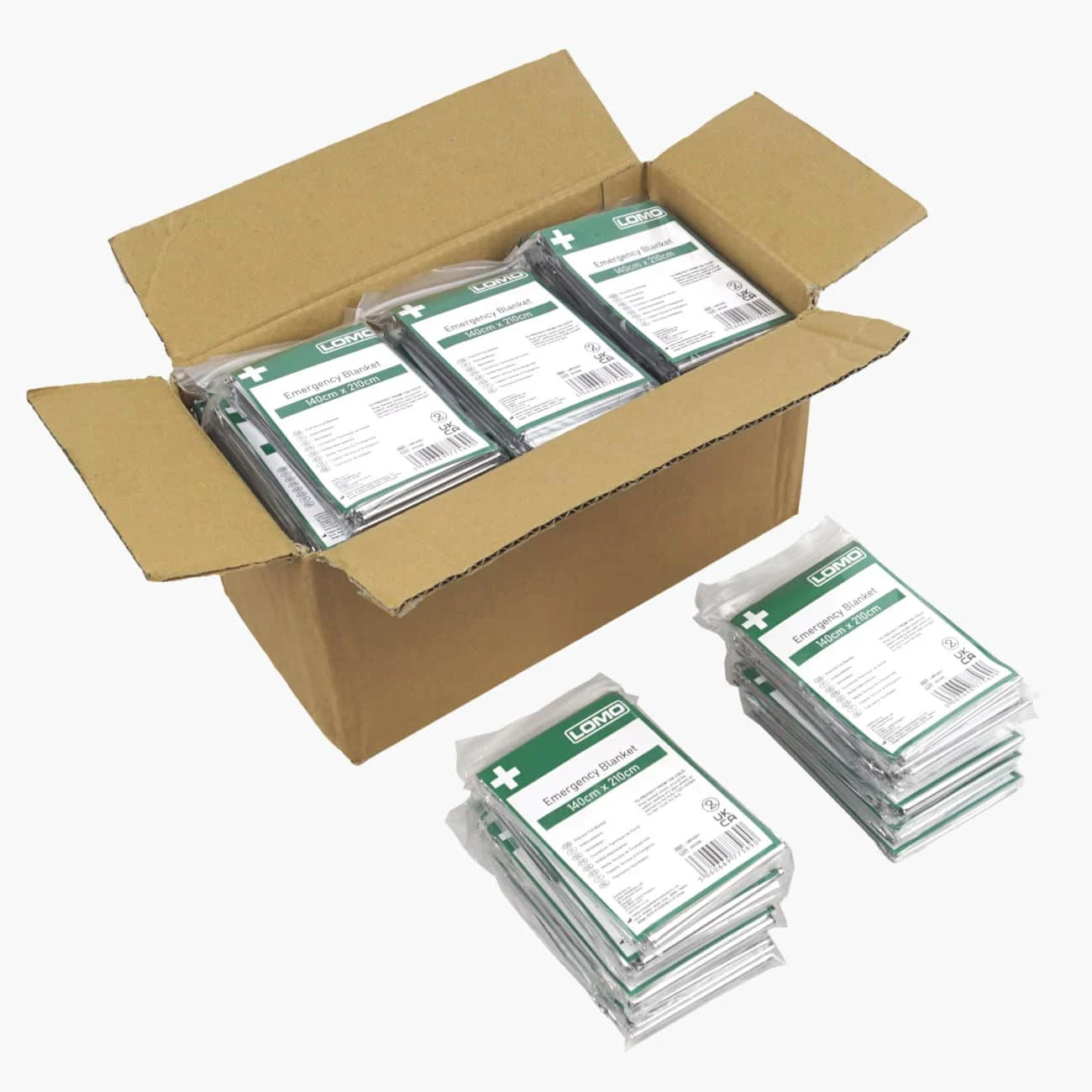 Lomo Emergency Foil Blanket – Silver – 200 Pack