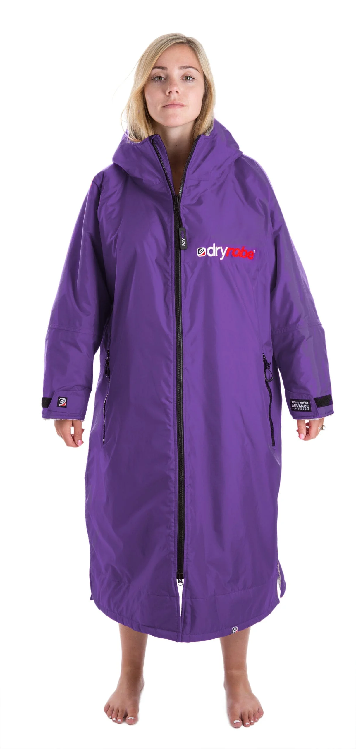 DryRobe Advance Long Sleeve Kids – Purple Grey 10-13Yrs