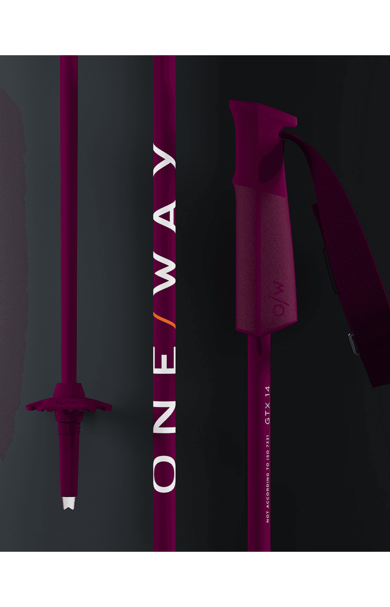 One Way GTX 14 Blackberry Ski Pole