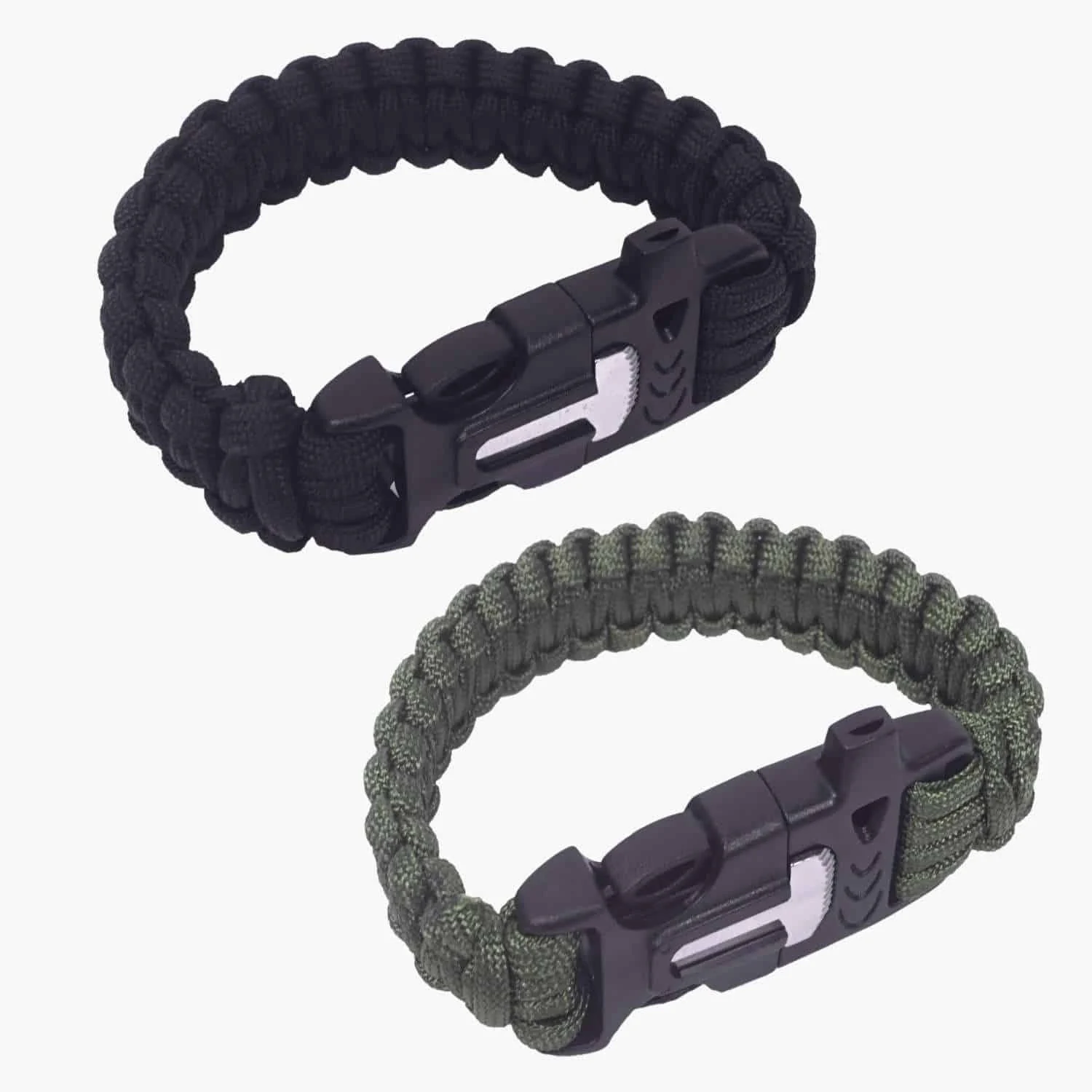 Paracord Bracelet with Fire Steel – 9 inch