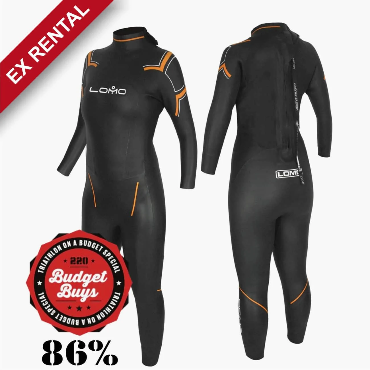 EX RENTAL – Prime Triathlon and Swimming Wetsuit – Female