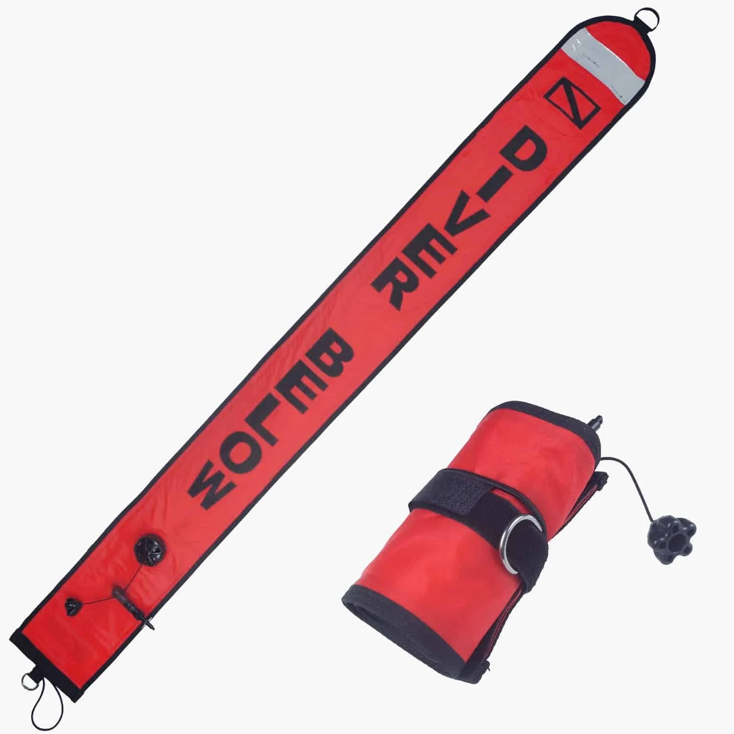 SMB 4 – Diver’s Delayed SMB – Red – 120cm