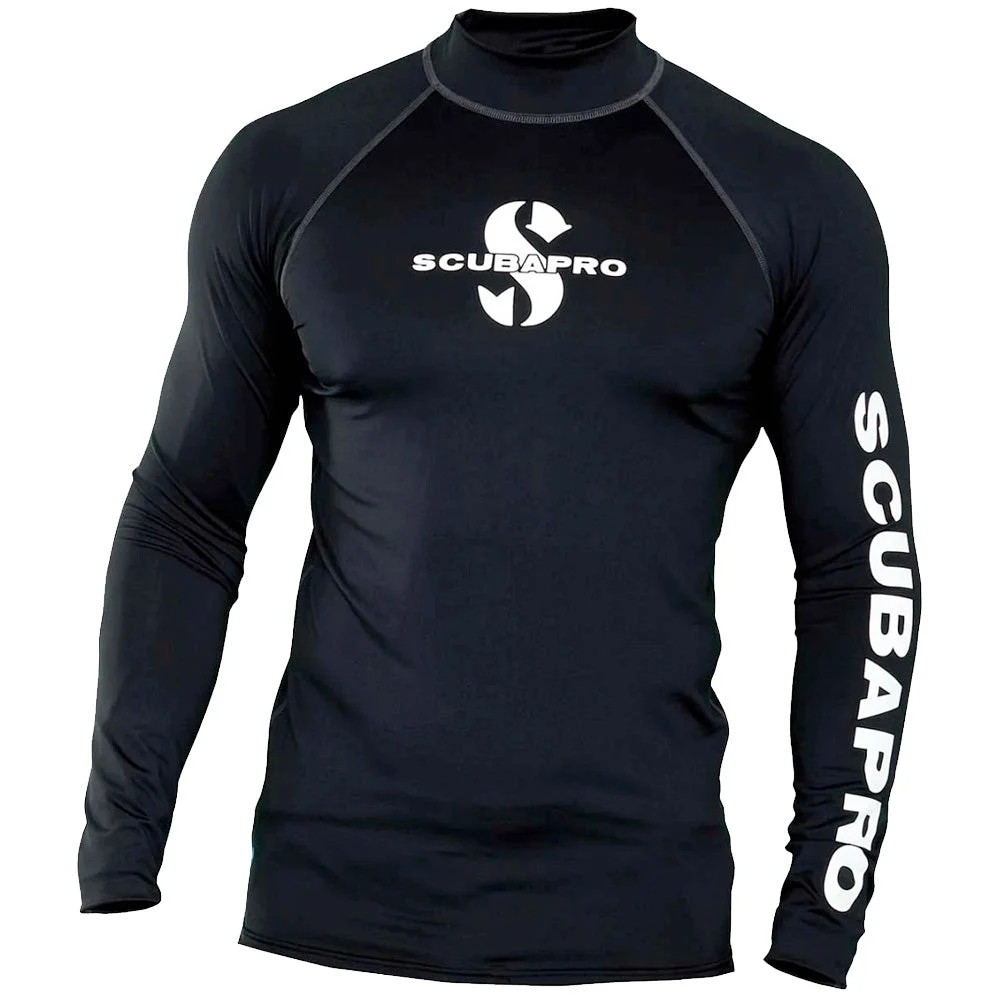 Scubapro UPF50 Long Sleeve Rash Guard - Men's Black