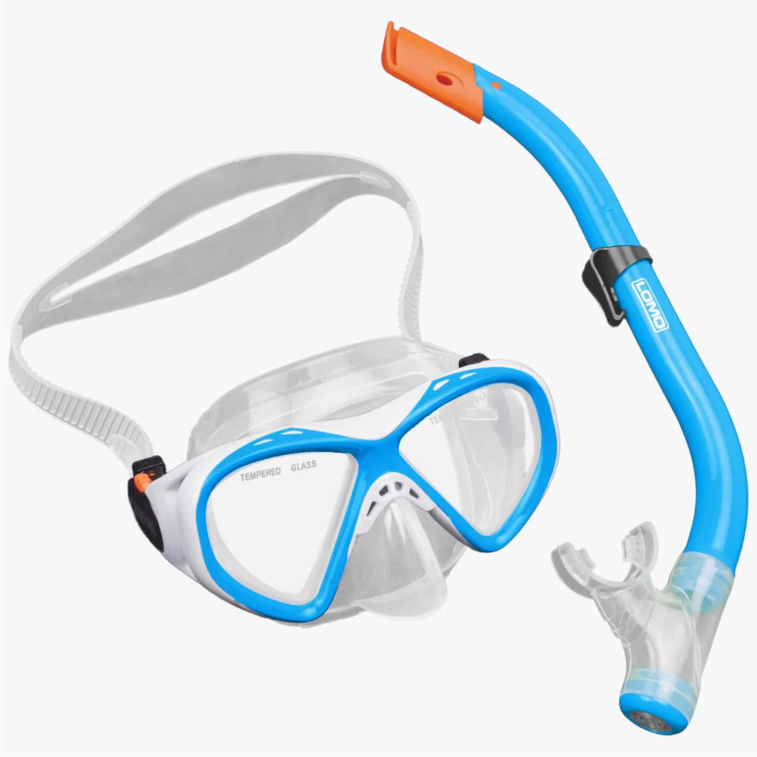 Lomo Junior Mask & Snorkel Set – Blue