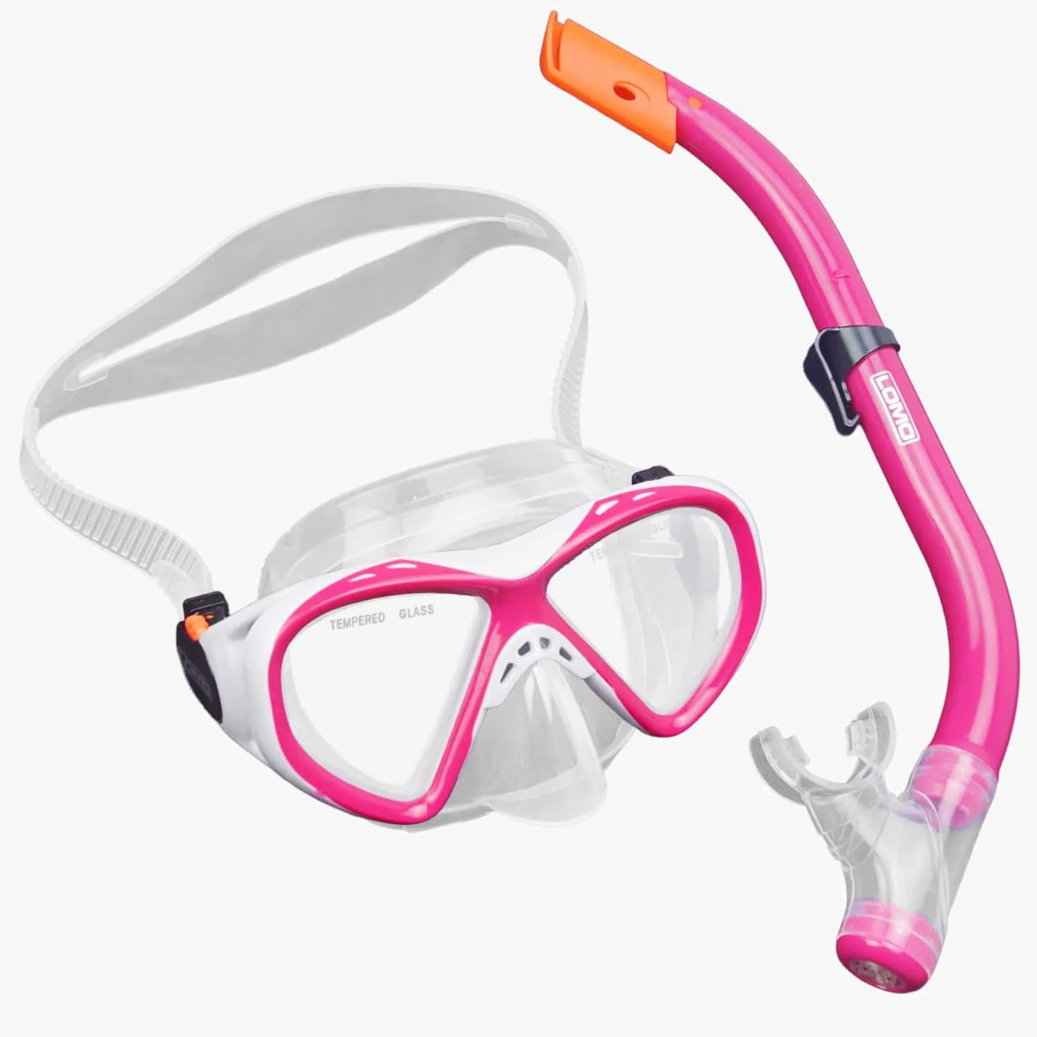 Lomo Junior Mask & Snorkel Set – Pink