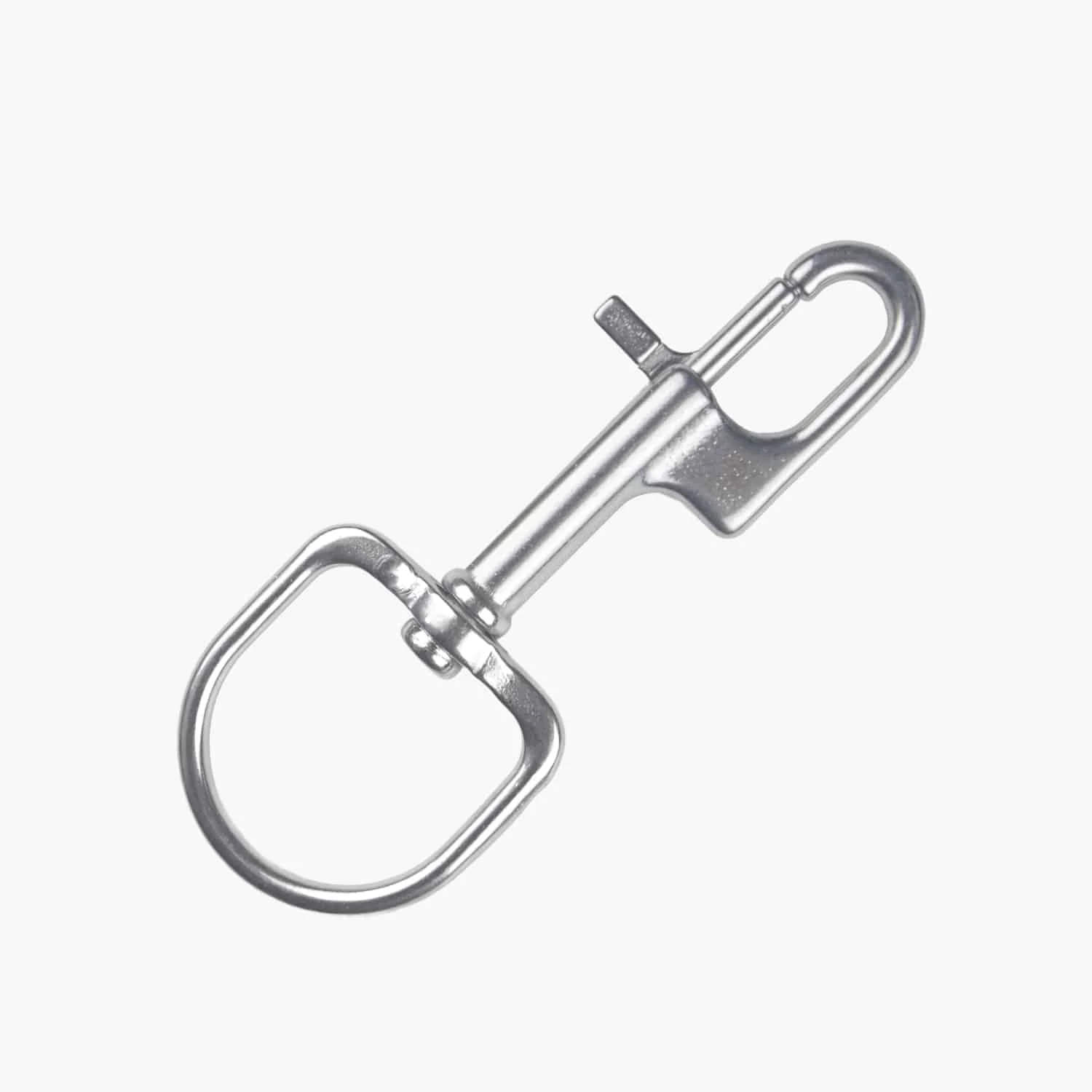 Stainless Steel Snap Hook with Swivel Ring – 110mm