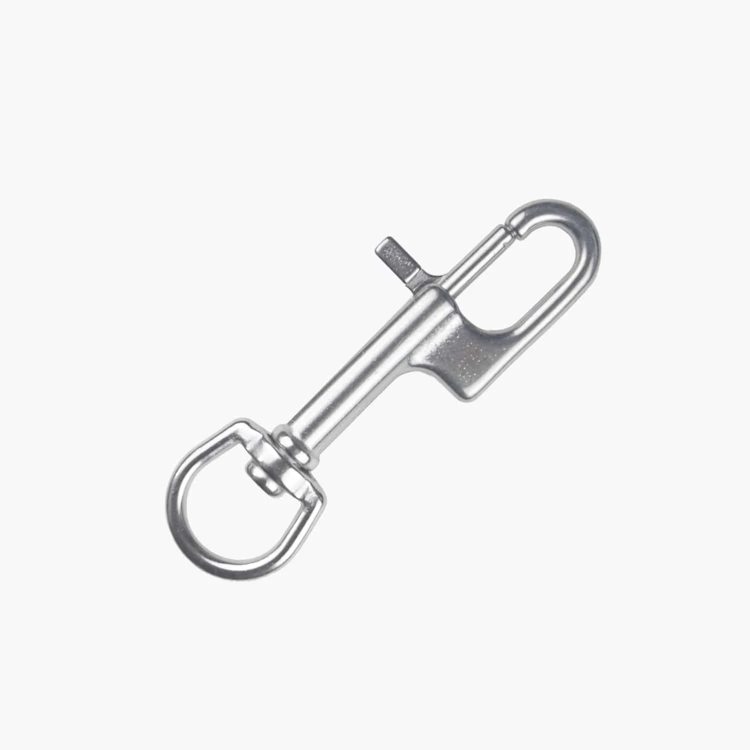 Stainless Steel Snap Hook with Swivel Ring – 94mm