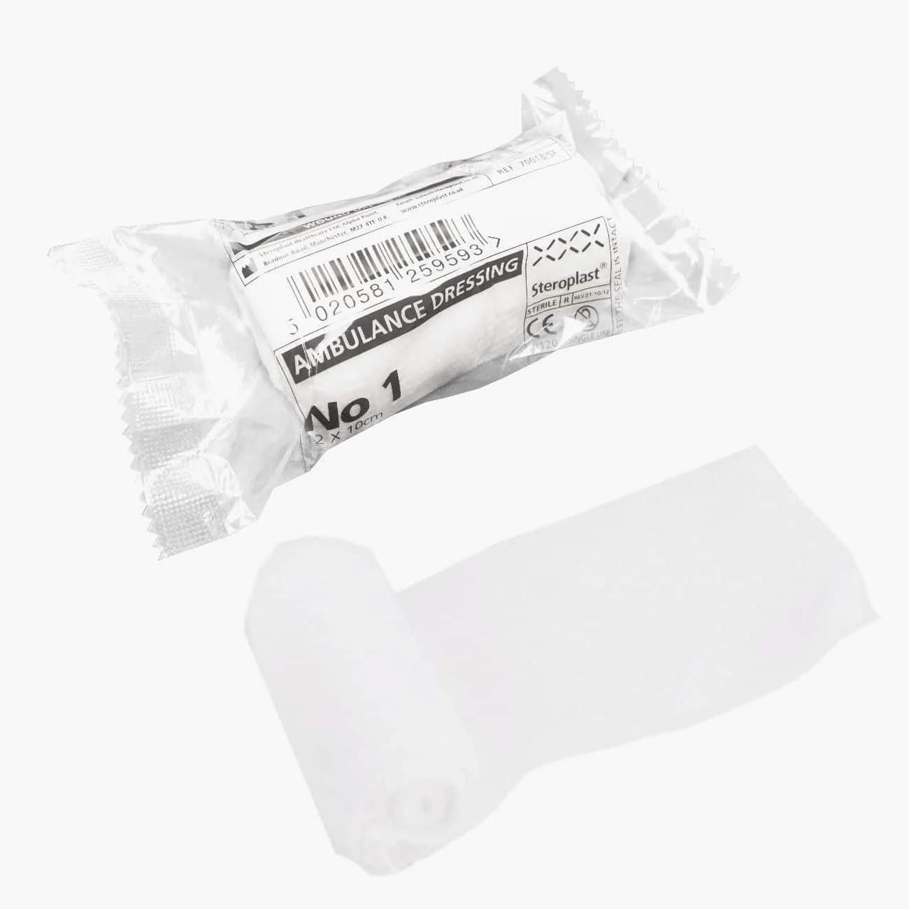 Steroplast Ambulance Dressing No.1 – Medium