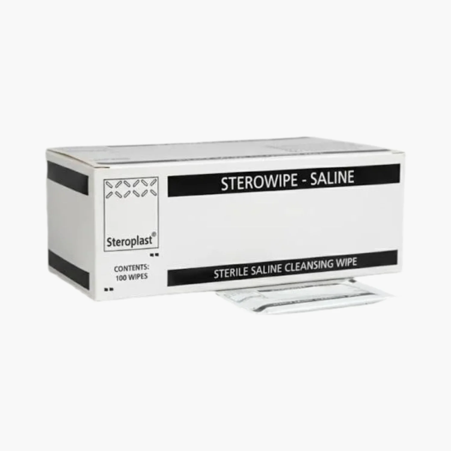 Sterowipe Saline Cleansing Wipes – Box of 100