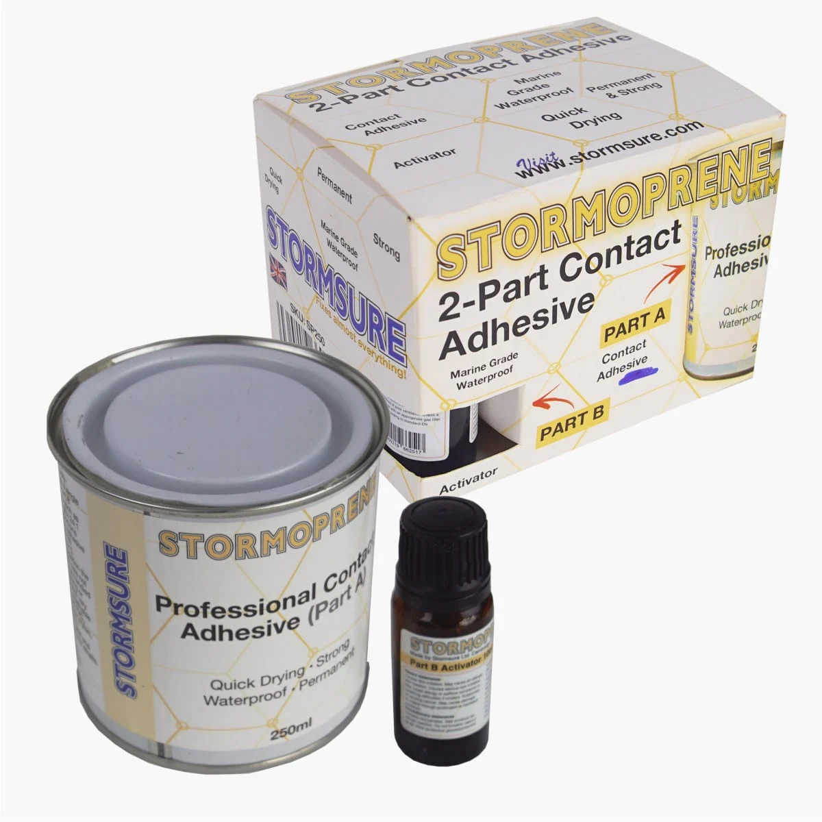 Stormoprene 2-Part Contact Adhesive – 250ml