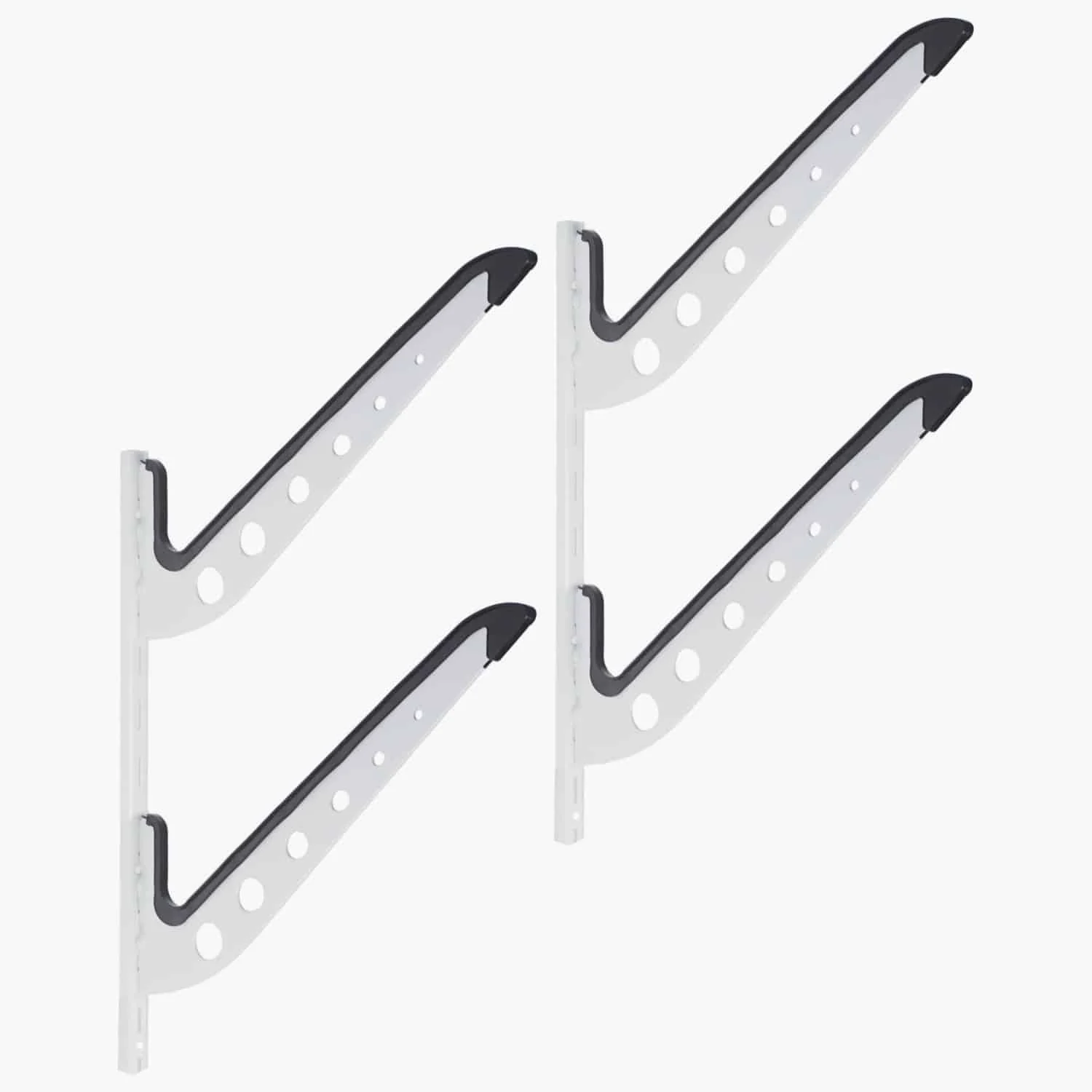 2 Surfboard Wall Mount – White