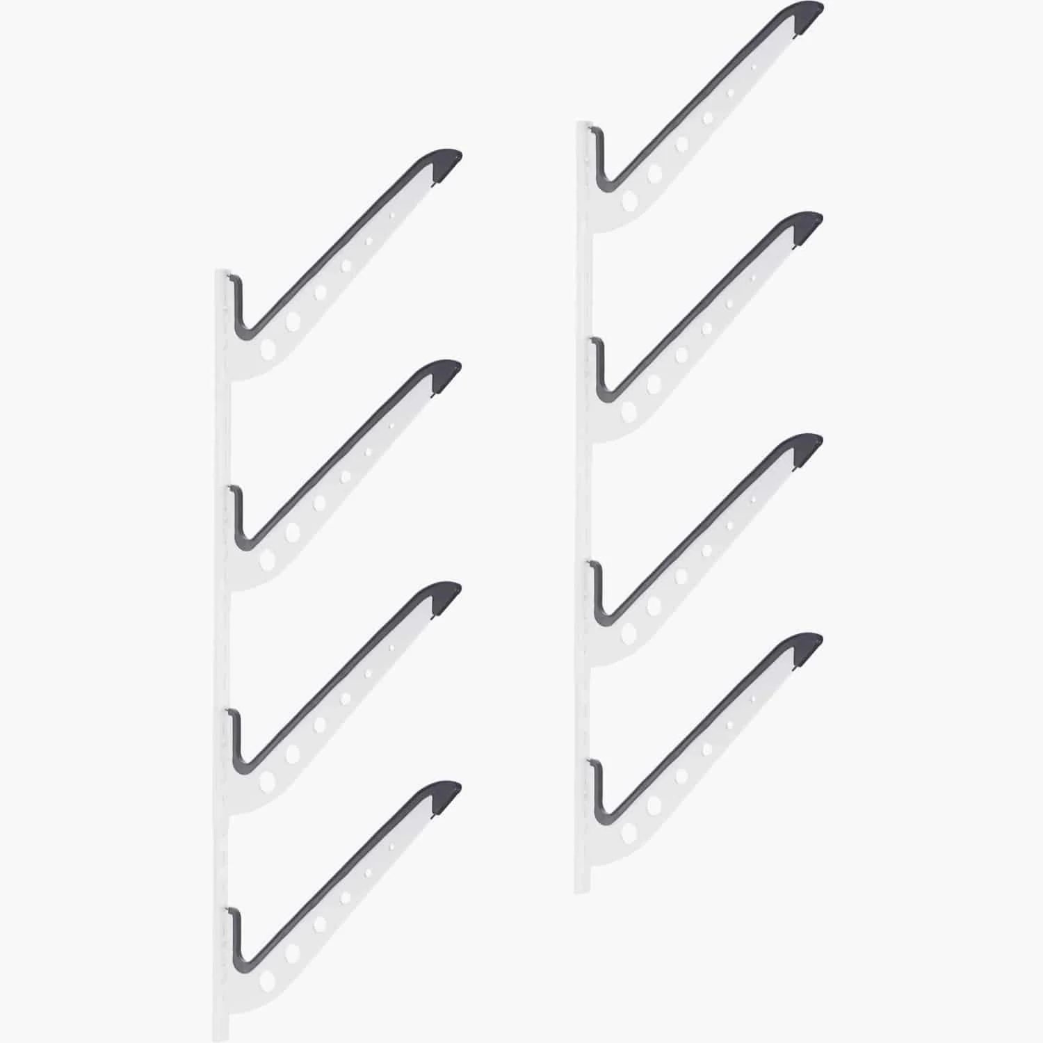 4 Surfboard Wall Mount – White
