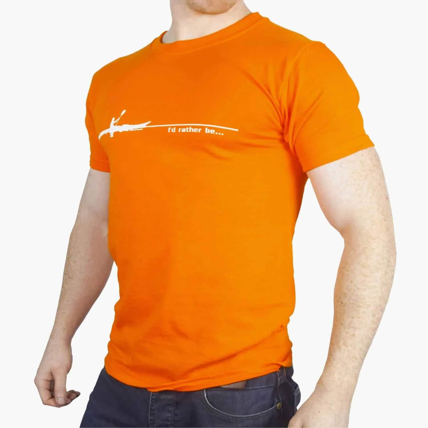 I’d Rather Be… Kayaking T-Shirt – Orange