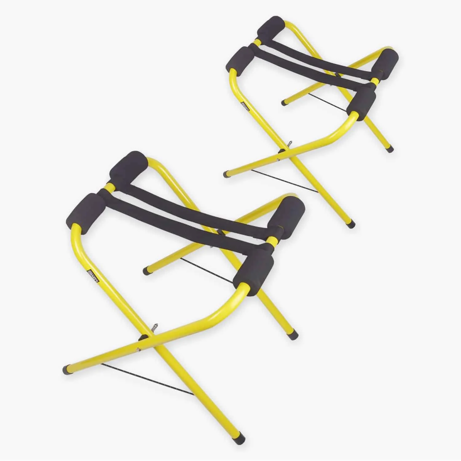 XL Folding Kayak Trestle Stands – Yellow