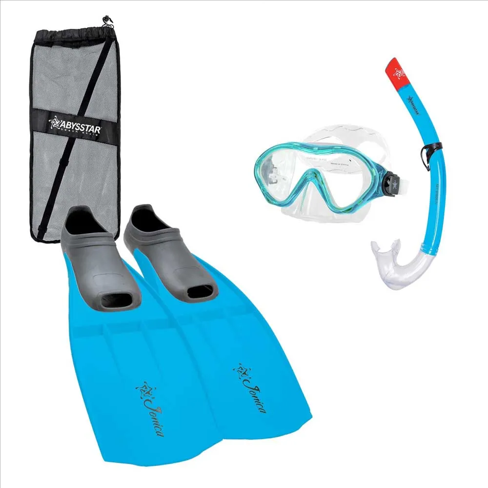 Abysstar Logo Junior snorkeling set