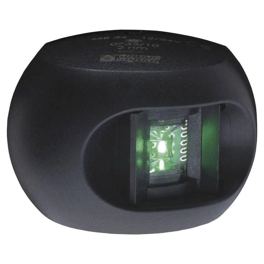 Aqua Signal Series 34 112.5º starboard LED light 52x68 mm 1.5W