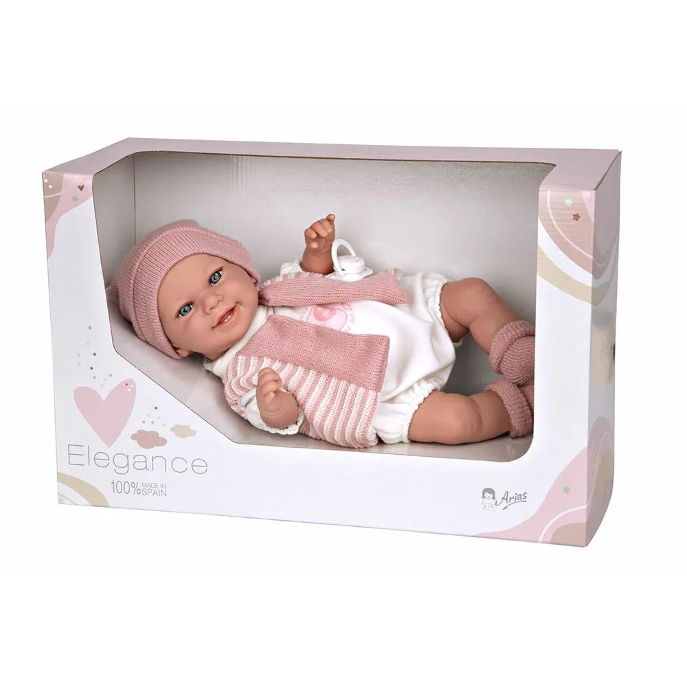 Arias Elegance Babyto With Try Me Laughter Mechanism baby doll 35 cm