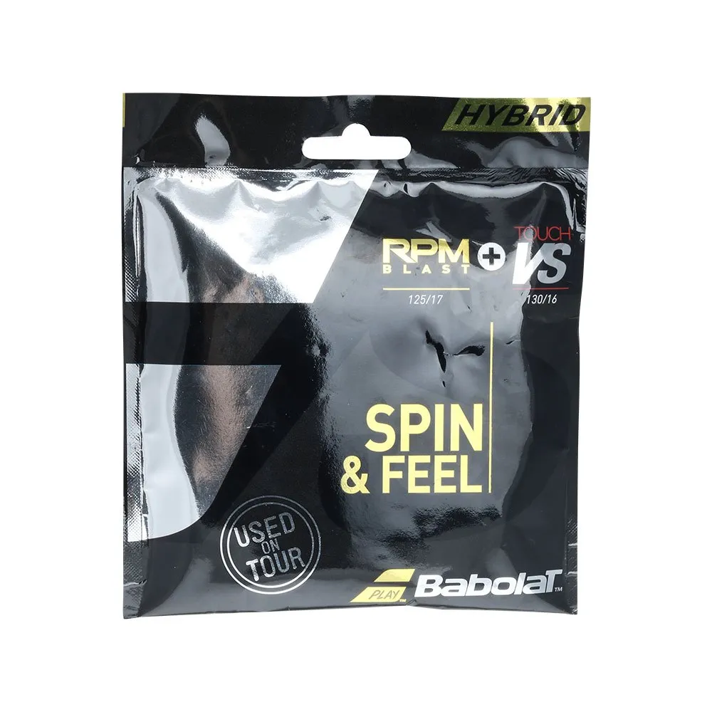Babolat Hybrid RPM Blast+VS 12 m tennis single string