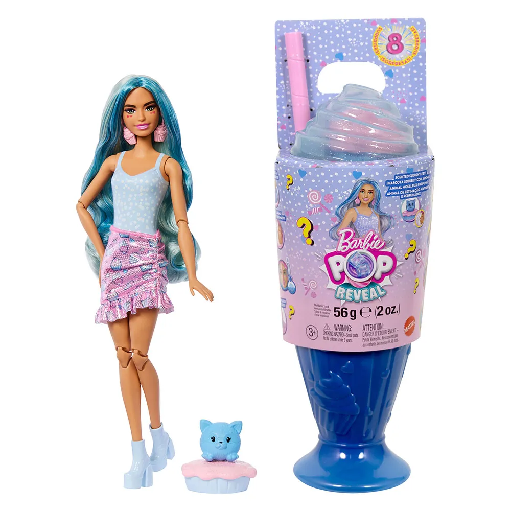 Barbie Pop Reveal Surprise Candy With Cup doll