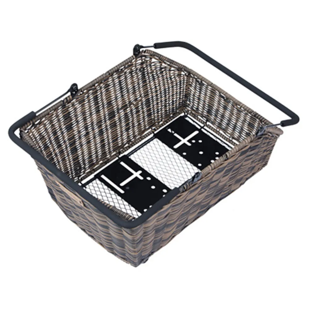 Basil Cento Rattan Look NX rear basket 22L