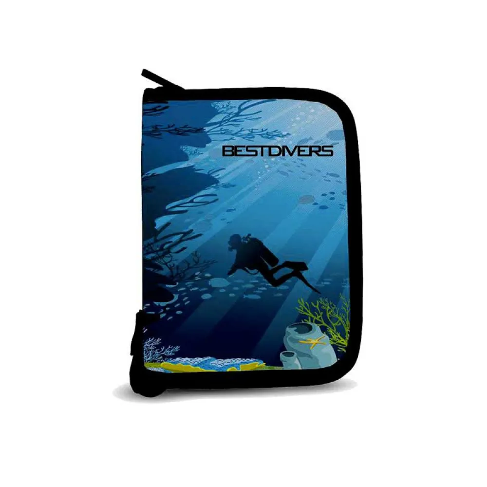 Best Divers Dive Log Art 4 3 Rings Logbook Cover