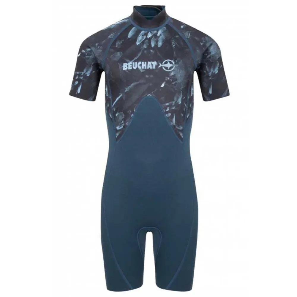 Beuchat Atoll Junior Back Zip 2 mm short sleeve shorty