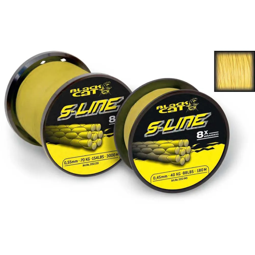 Black Cat S-Line braided line 450 m