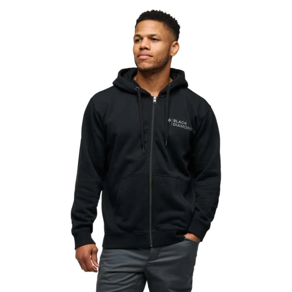 Black Diamond Mini Stacked full zip sweatshirt