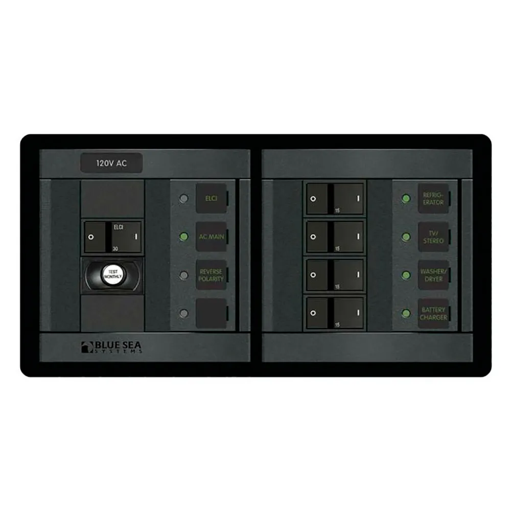 Blue Sea Systems AC ELCI 30A switch panel