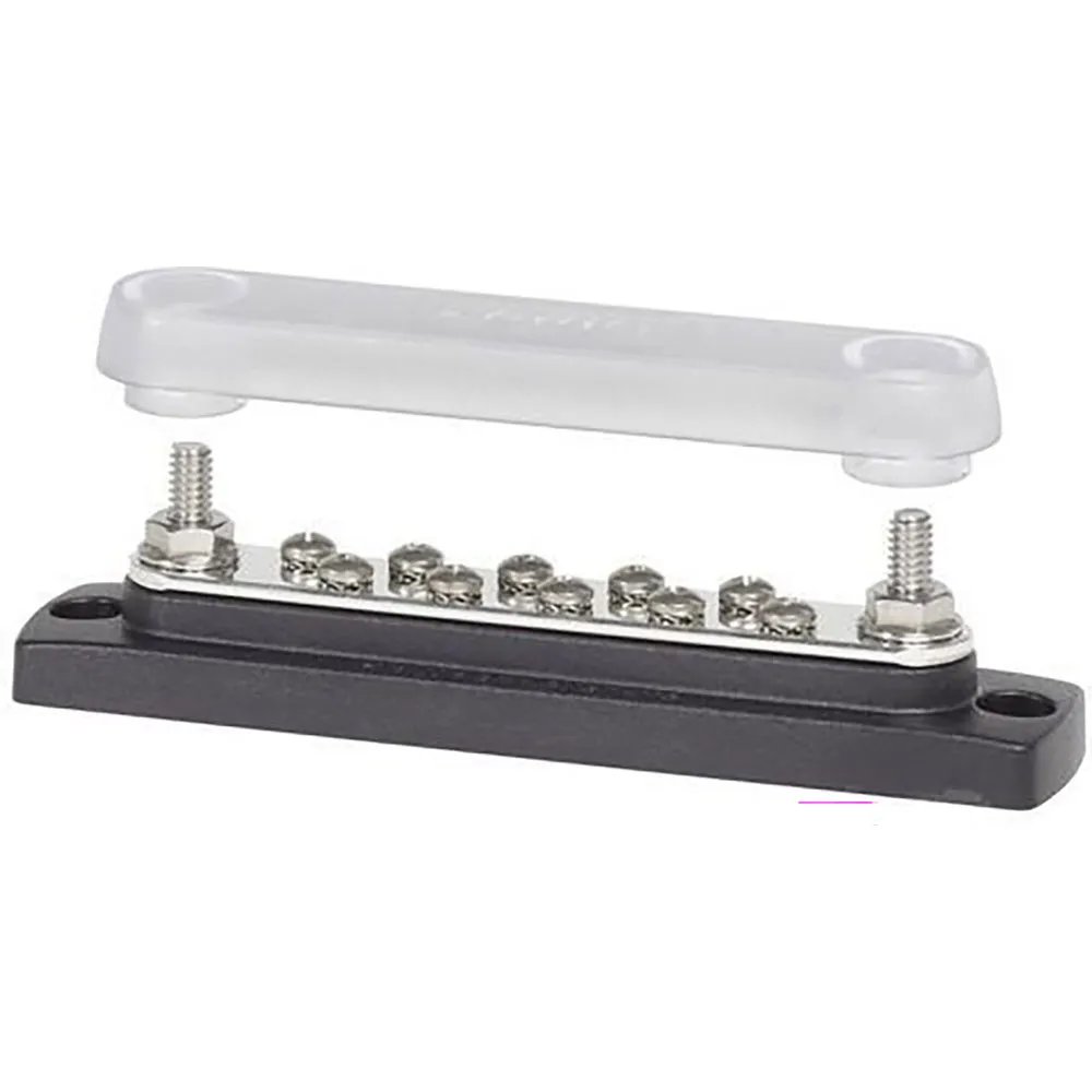 Blue Sea Systems Bus Bar Plus Common With Cover Isolator