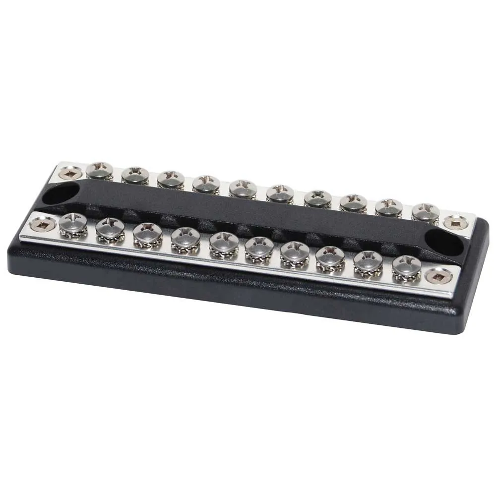 Blue Sea Systems DualBus BusBar 10 Circuit Power strip 100A
