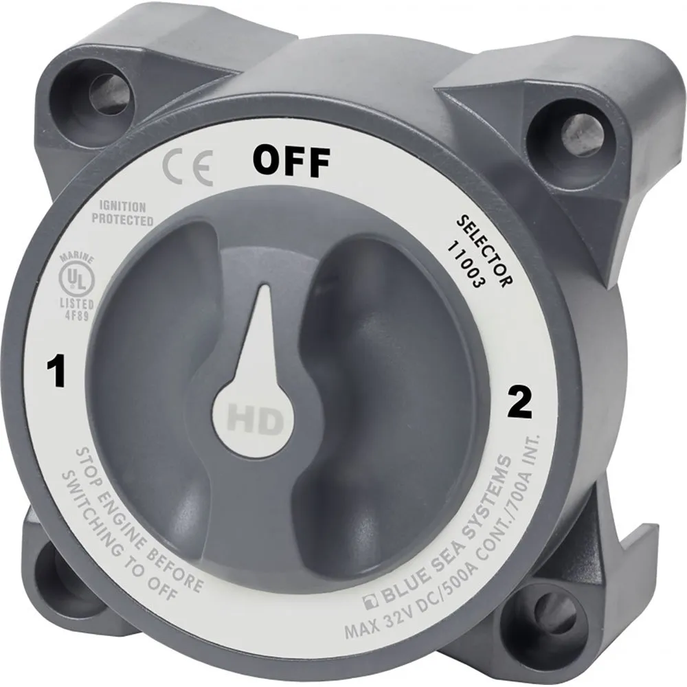 Blue Sea Systems HD 0-1-2 Battery Switch