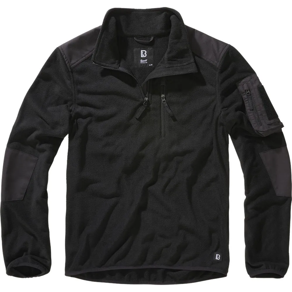 Brandit Troyer Ripstop half zip fleece
