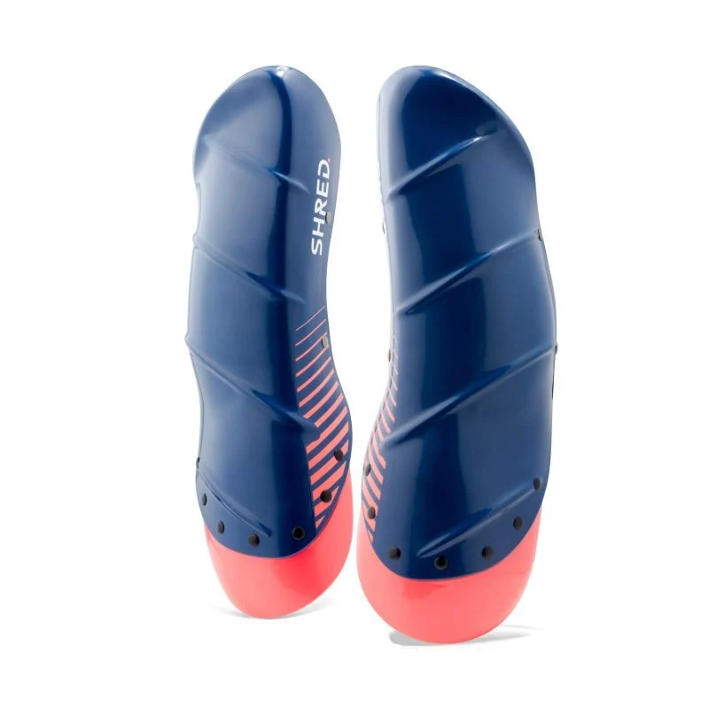 Shred Shin Guard Navy/Rust Large