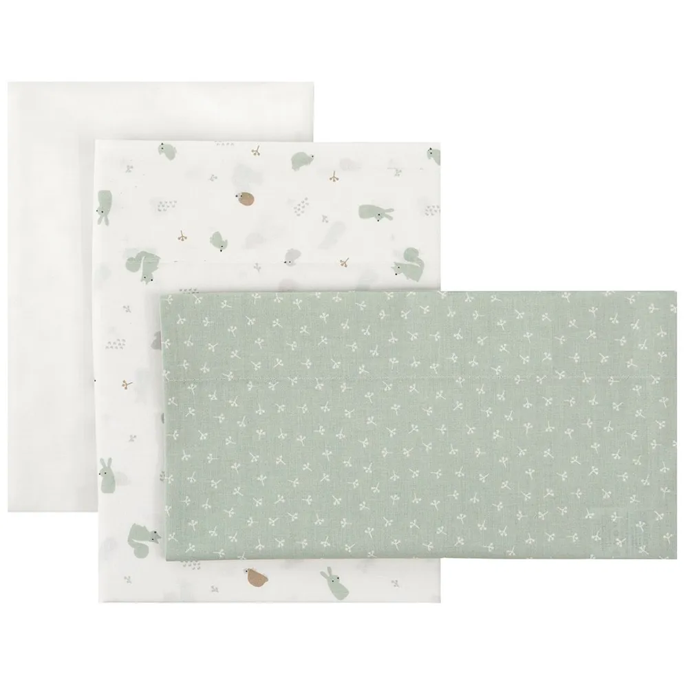 Cambrass Ardi 60x120x1 cm Crib Fitted Sheet 3 units