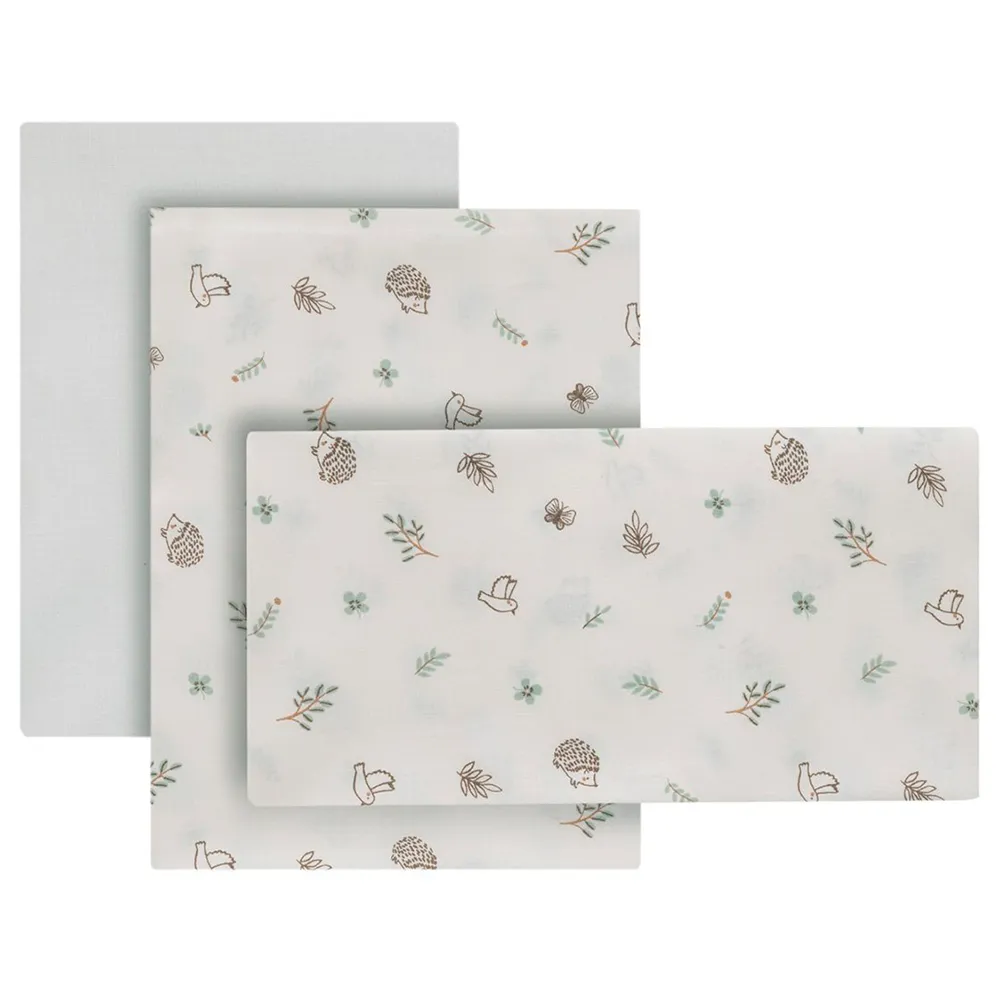 Cambrass Calma 60x120x1 cm Crib Fitted Sheet 3 units