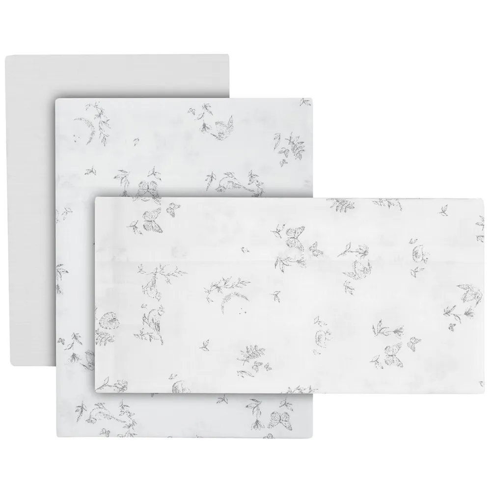 Cambrass Merlo 60x120x1 cm Crib Fitted Sheet 3 units