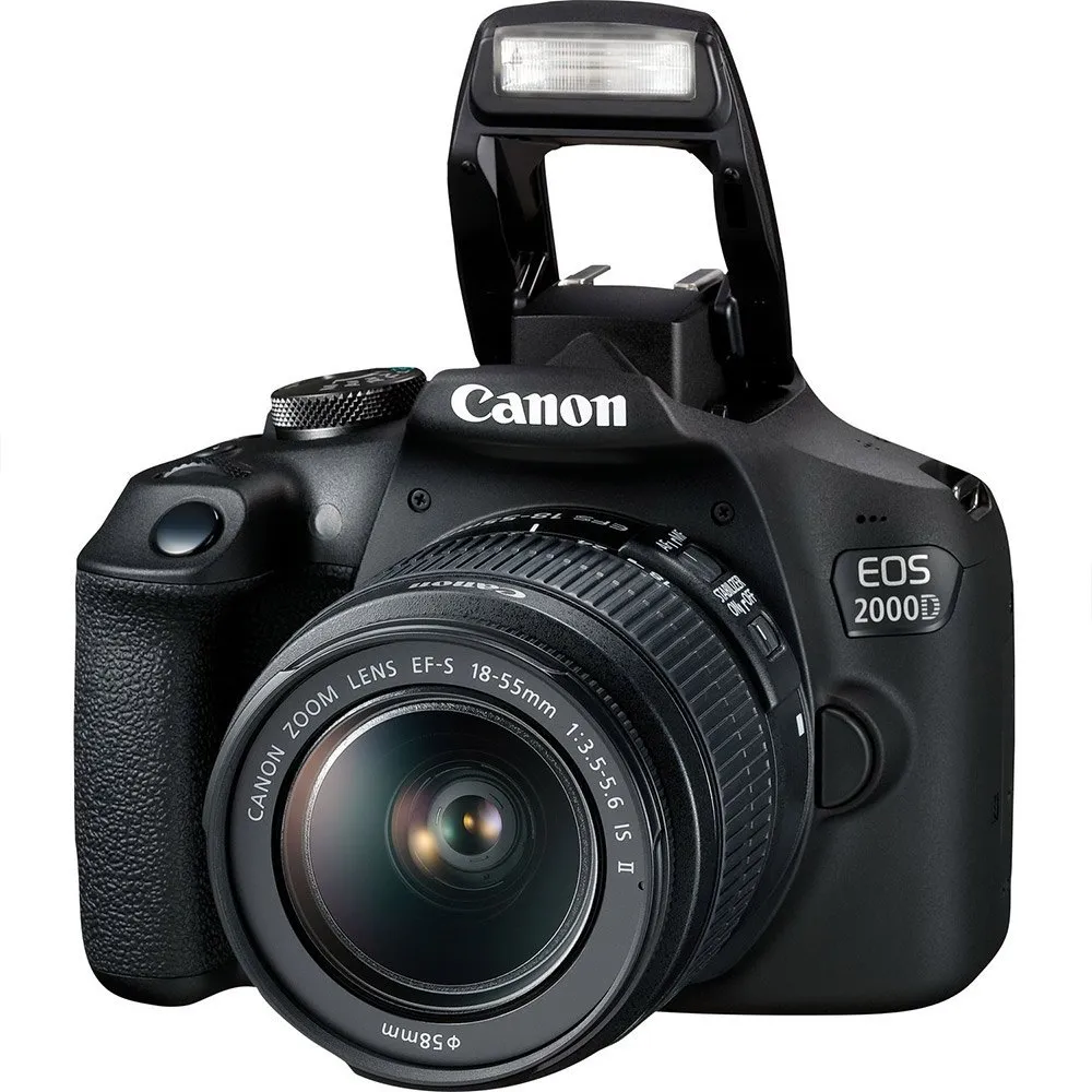 Canon EOS 2000D EF-S 18-55 mm IS reflex camera