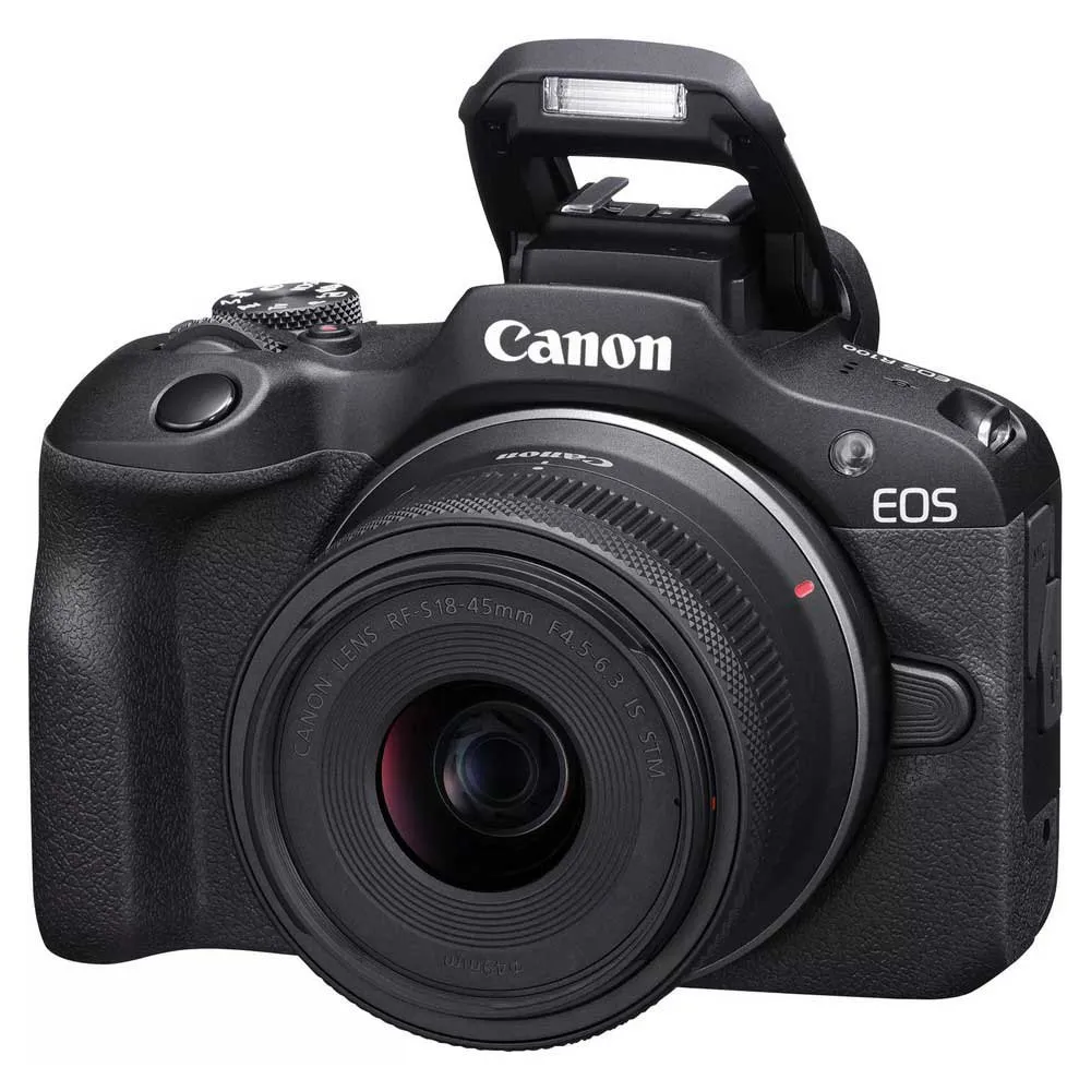 Canon EOS R100+ RF-S 18-45 mm compact camera