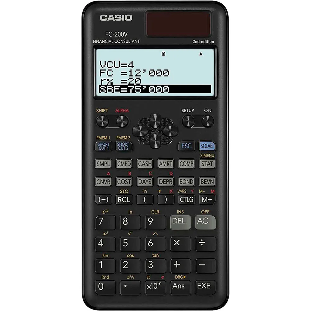 Casio FC-200V-S-EH calculator