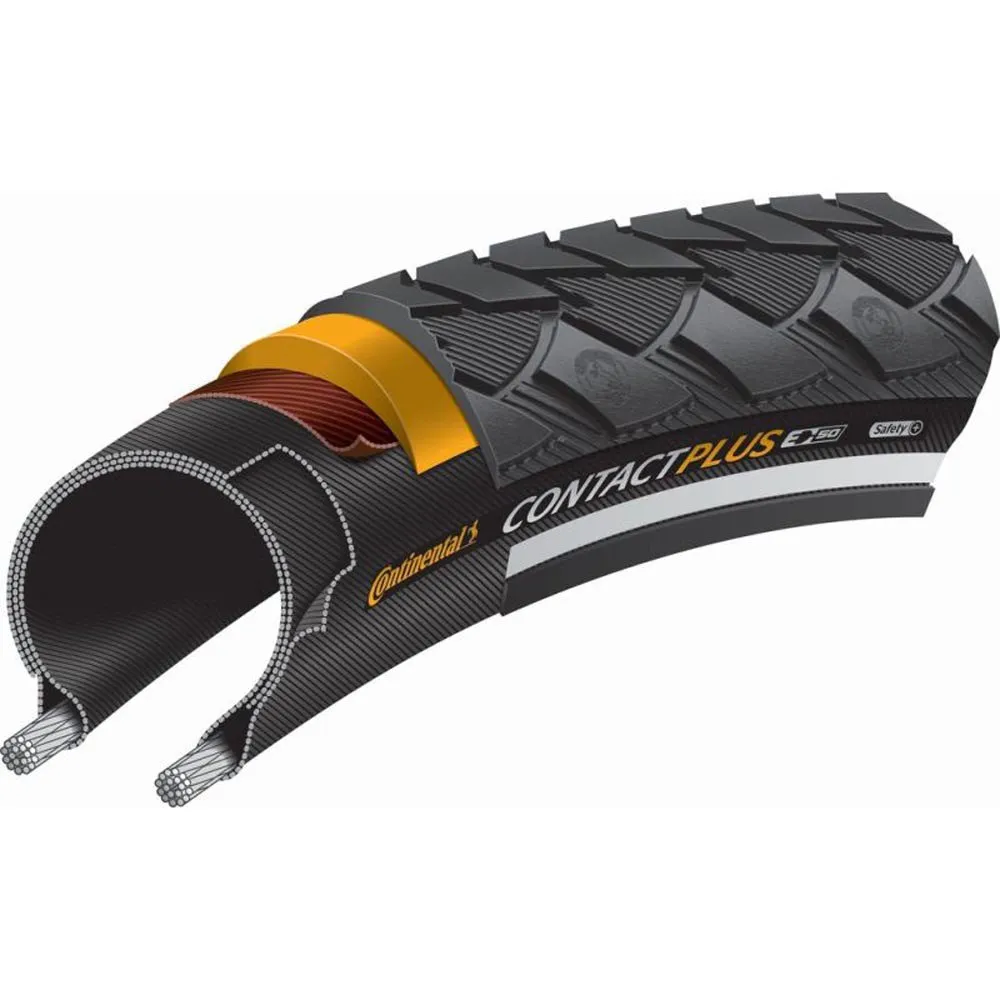 Continental Contact Plus SafetyPlus Breaker 700C x 28 rigid urban tyre